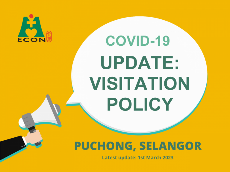 Read more about the article Visitation Policy at ECON Puchong